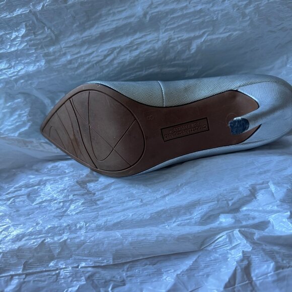 CHRISTIAN SIRIANO for Payless Women Sz 8 Silver Trendy High Heel Shoes NWOB - Picture 6 of 13